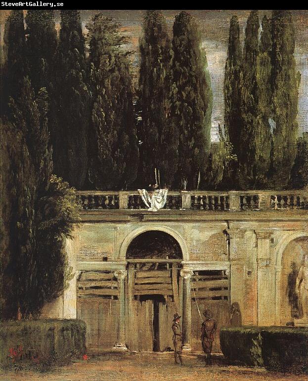 Diego Velazquez The Medici Gardens in Rome
